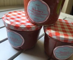 Rhabarber Erdbeer Banane Marmelade