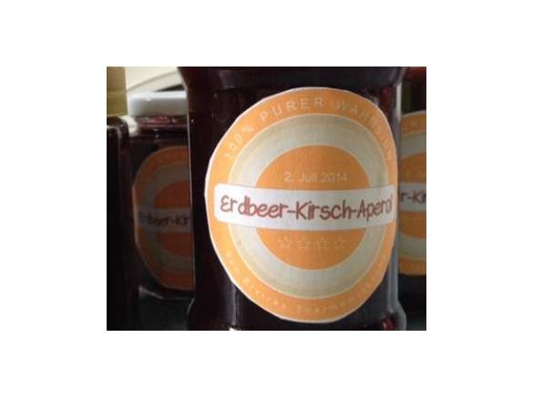 Erdbeer-Kirsch-Aperol-Marmelade