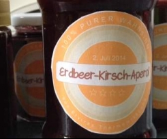 Erdbeer-Kirsch-Aperol-Marmelade