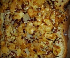 Schmandfladen auf dem Stein (Pampered Chef)