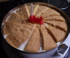 Variation von Käsesahne-Torte