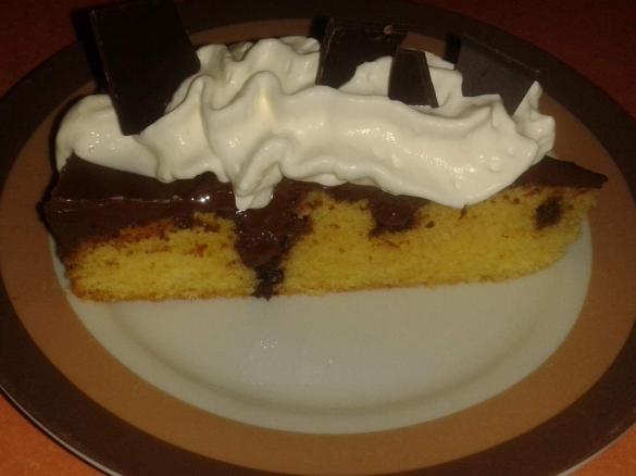 Stricknadelkuchen mit Schokoguss