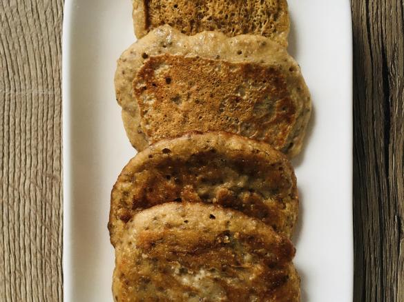 Haferflocken-Bananen-Pancakes