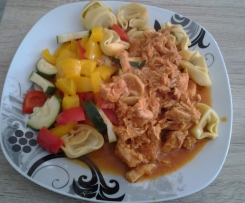 Schnitzeltopf mit Tortellini