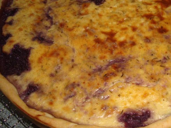 Rotweinzwiebelquiche