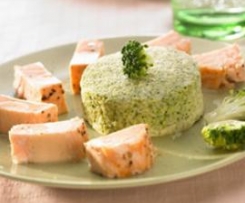 Brokkoli-Soufflé / Broccoli puddings (Timbales de bróculos)