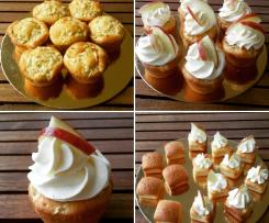 Apfelsaft Kuchen oder Muffins, einfach, schnell, soft