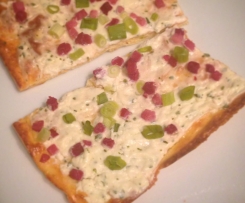 Low carb Flammkuchen