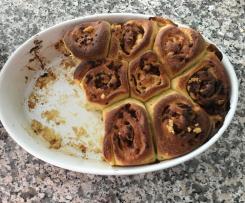 Griebenschnecken mit Kartoffel-Hefeteig