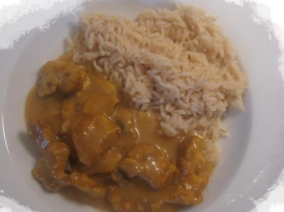 Leckeres Curry-Huhn