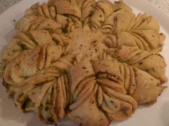 knusprige Kräuterbutterblume