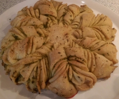 knusprige Kräuterbutterblume