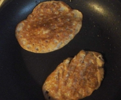 kleine Buchweizen Pfannkuchen  Buchweizenpfannkuchen vegan