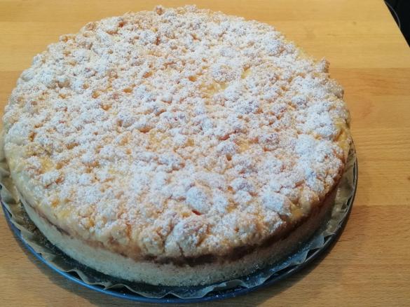 Schmandkuchen mit Mandarinen