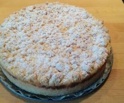 Schmandkuchen mit Mandarinen