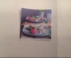 Rote-Bete-Mousse mit Wintersalat u. Forelle