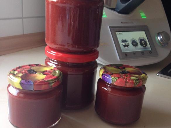 Erdbeer-Rhabarber-Marmelade