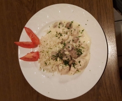 Hühnerfrikassee nach meiner Oma