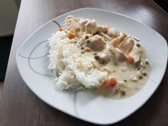 Hühnerfrikassee a la Oma