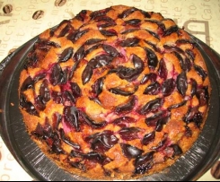 Pflaumenkuchen mit Mandel-Rührteig