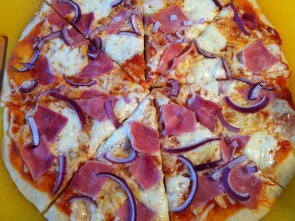 Variation von Weltbester Pizzateig (auch WW) Tomatensoße 0 PP