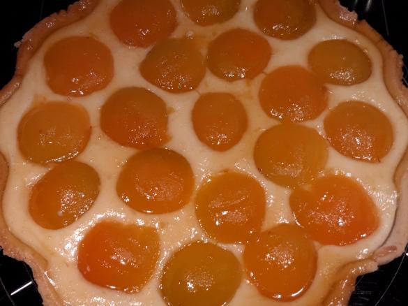 Aprikosen-Frischkäse-Tarte