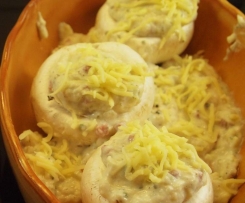 Gefüllte Champigons gegrillt