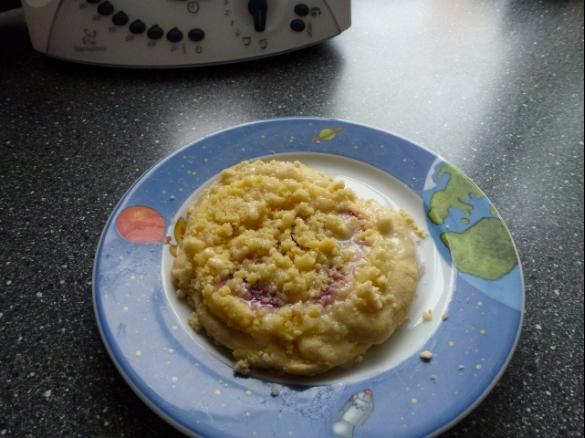 Puddingteilchen mit Streuseln