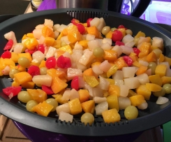 Curry-Hähnchen mit Frucht