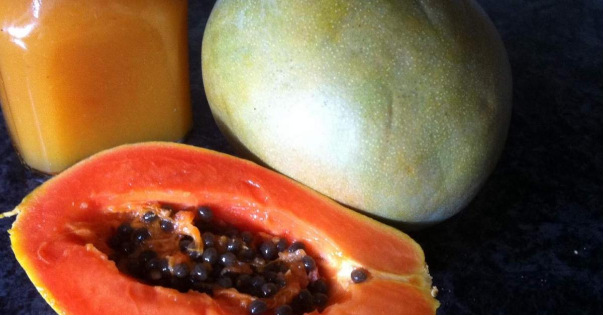 SAMTIGE PAPAYA-MANGO-MARMELADE von Pinos Mami. Ein Thermomix® Rezept ... SAMTIGE PAPAYA-MANGO-MARMELADE von Pinos Mami. Ein Thermomix® Rezept ...