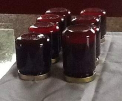 Brombeermarmelade mit Holunderlikör