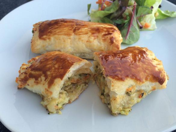 vegetarische Blätterteigtaschen