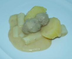 Spargel mit Klößen All In One