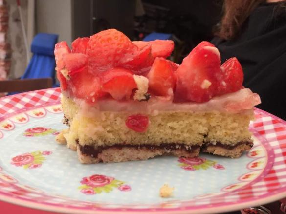 Erdbeerkuchen vegan - Variation von "Weltbester Erdbeerkuchen für Angeber"