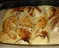 Topfenpalatschinken überbacken