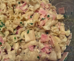 nudelsalat Hawaii mit eifreier mayo 