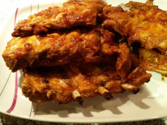 würzige Spareribs / Rippchen 