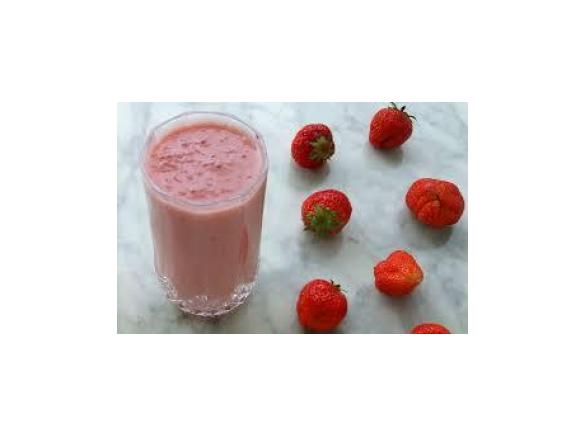 Erdbeerbuttermilch  Fruchtbuttermilch