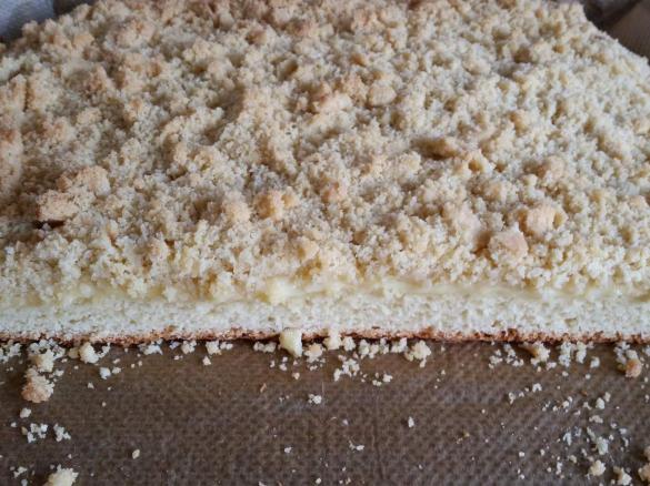 Streusel - Puddingkuchen vom Blech