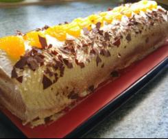 Silvi's Mandarinen Sahne Roulade