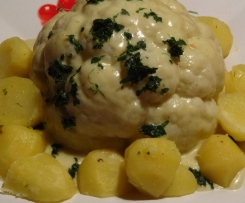 Blumenkohl mit Käsesauce
