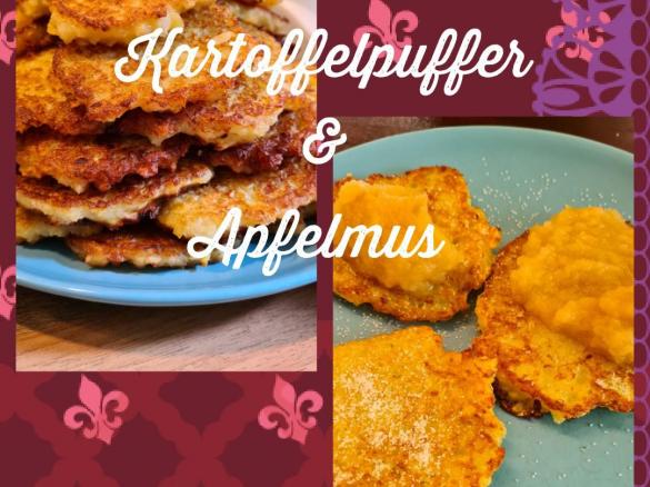 Kartoffelpuffer mit Apfelmus wie bei Oma