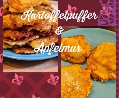 Kartoffelpuffer mit Apfelmus wie bei Oma