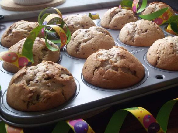 Bananenschokomuffins