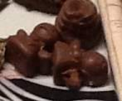 Erdnusscreme-Pralinen mit Meersalz