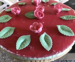 Waldmeistertorte, Variation Philadelphiatorte