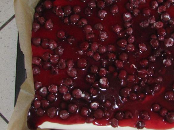 Kirsch-Schmandkuchen vom Blech