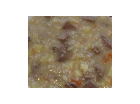 Graupensuppe mit Mettenden