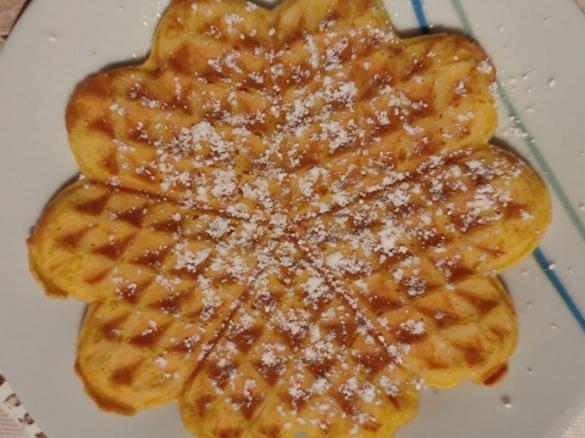 Kürbiswaffeln