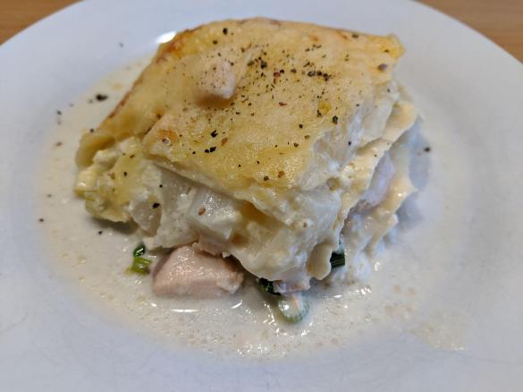Spargel-Lachs-Lasagne